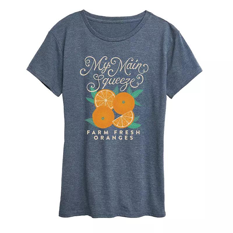 Women's My Main Squeeze Farm Fresh Oranges Graphic Tee,  Product Image