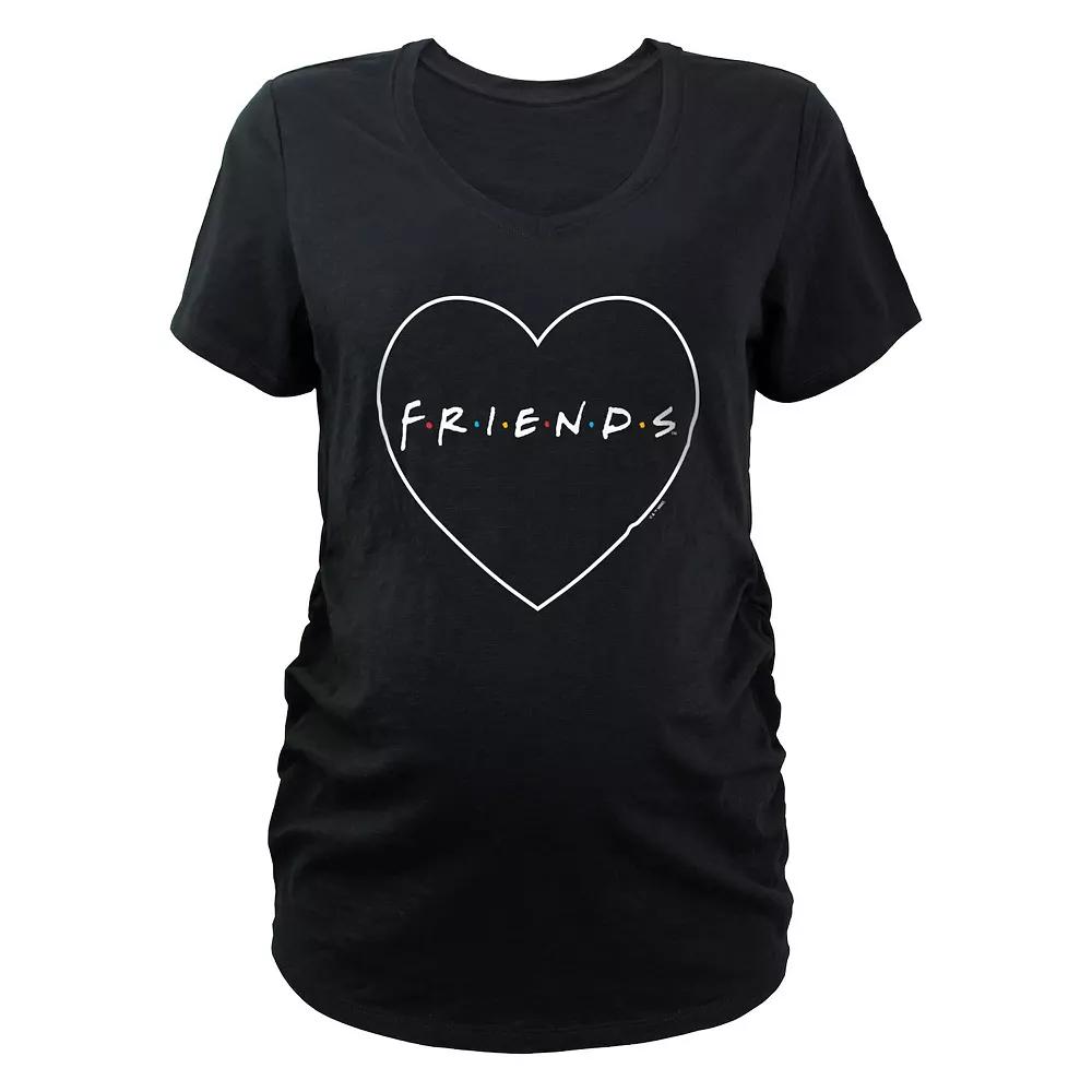 Maternity Friends Heart Logo Graphic Tee, Women's,  Product Image