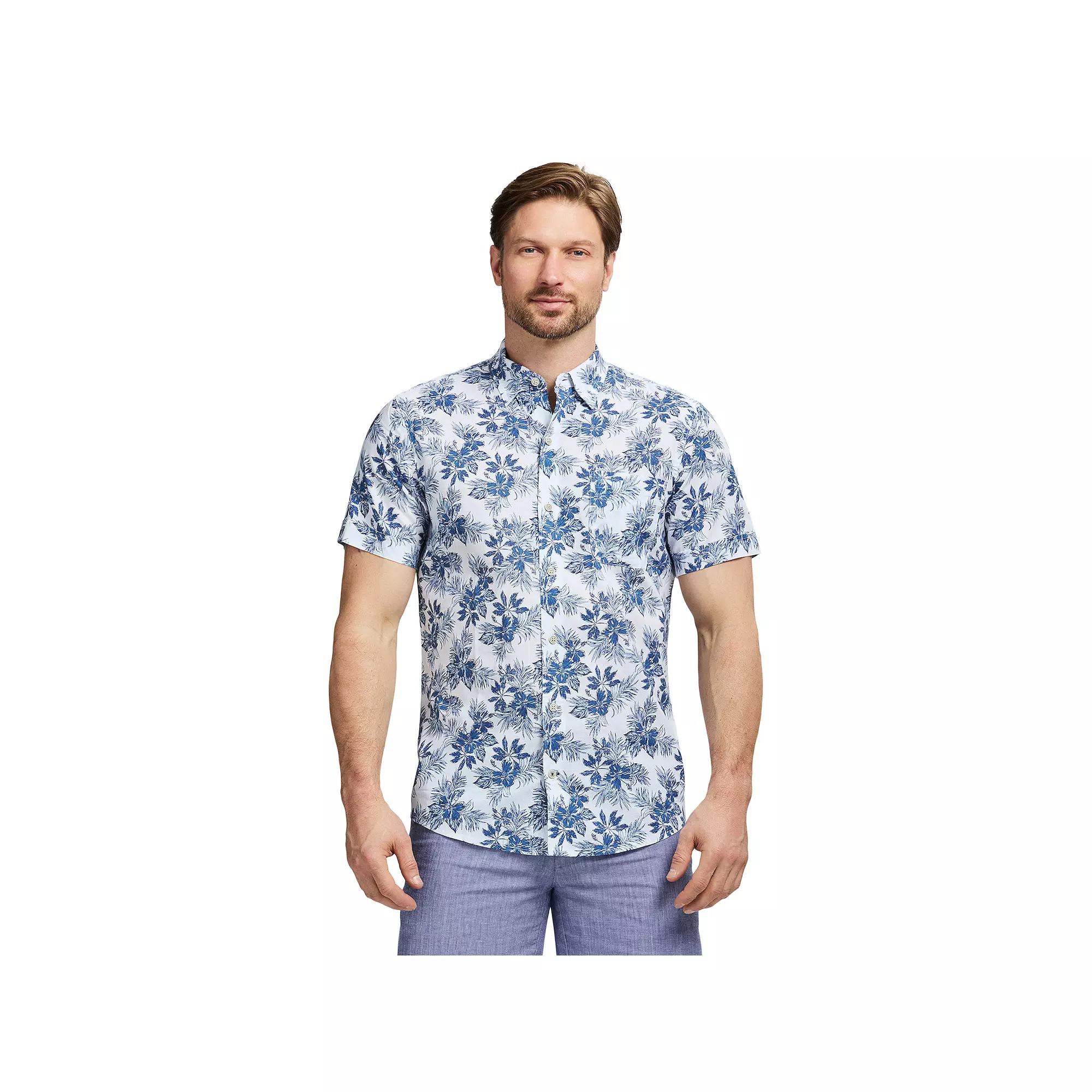 Men's IZOD Dockside Short Sleeve Chambray,  Product Image