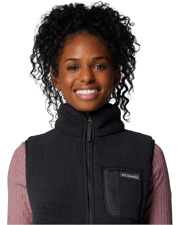 OV277 Sherpa Lined Mock Neck Vest Product Image