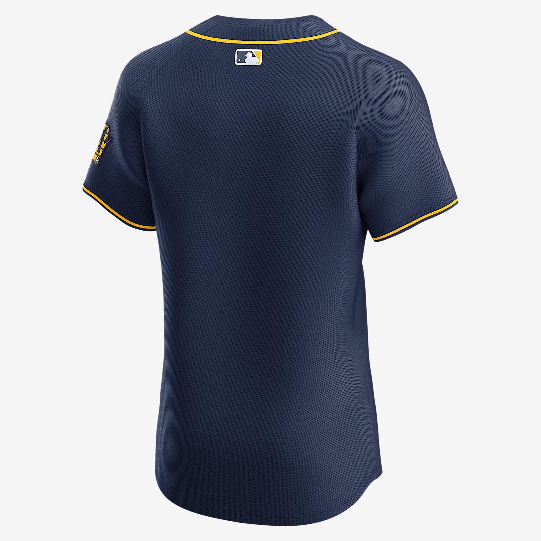 Milwaukee Brewers Nike Mens Dri-FIT ADV MLB Elite Jersey | 9B10MZA2MZB-JSG Product Image