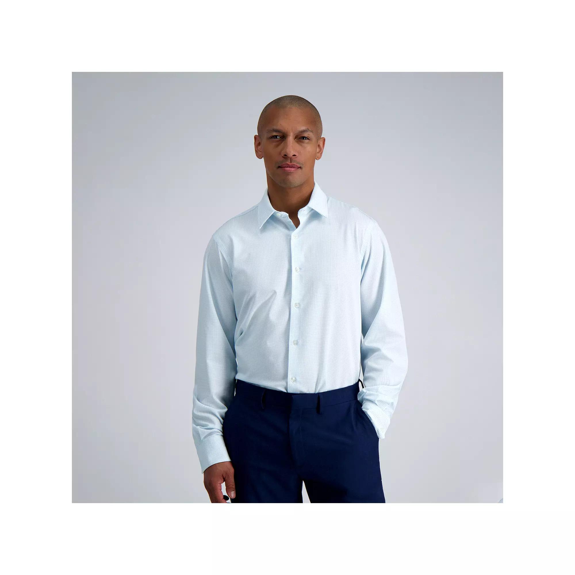 Men's Haggar® Smart Wash® Slim Fit Wrinkle Free Dress Shirt,  Product Image