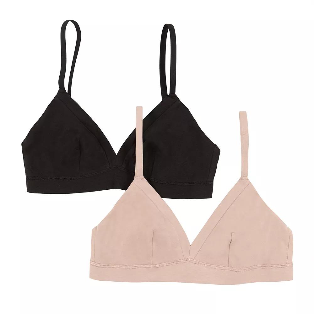 Jezebel 2-Pack Pima Cotton Bralette 900821P2, Women's,  Product Image