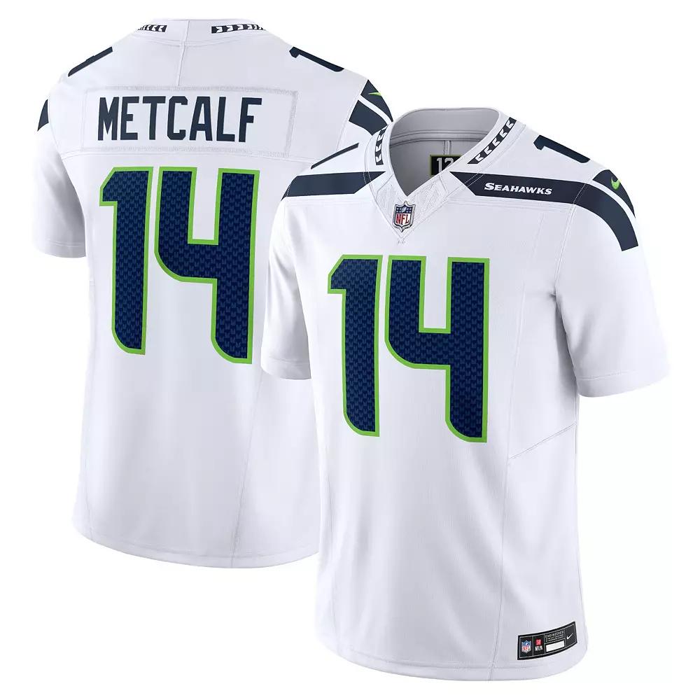 Men's Nike DK Metcalf White Seattle Seahawks Vapor F.U.S.E. Limited Jersey, Size: 3XL Product Image