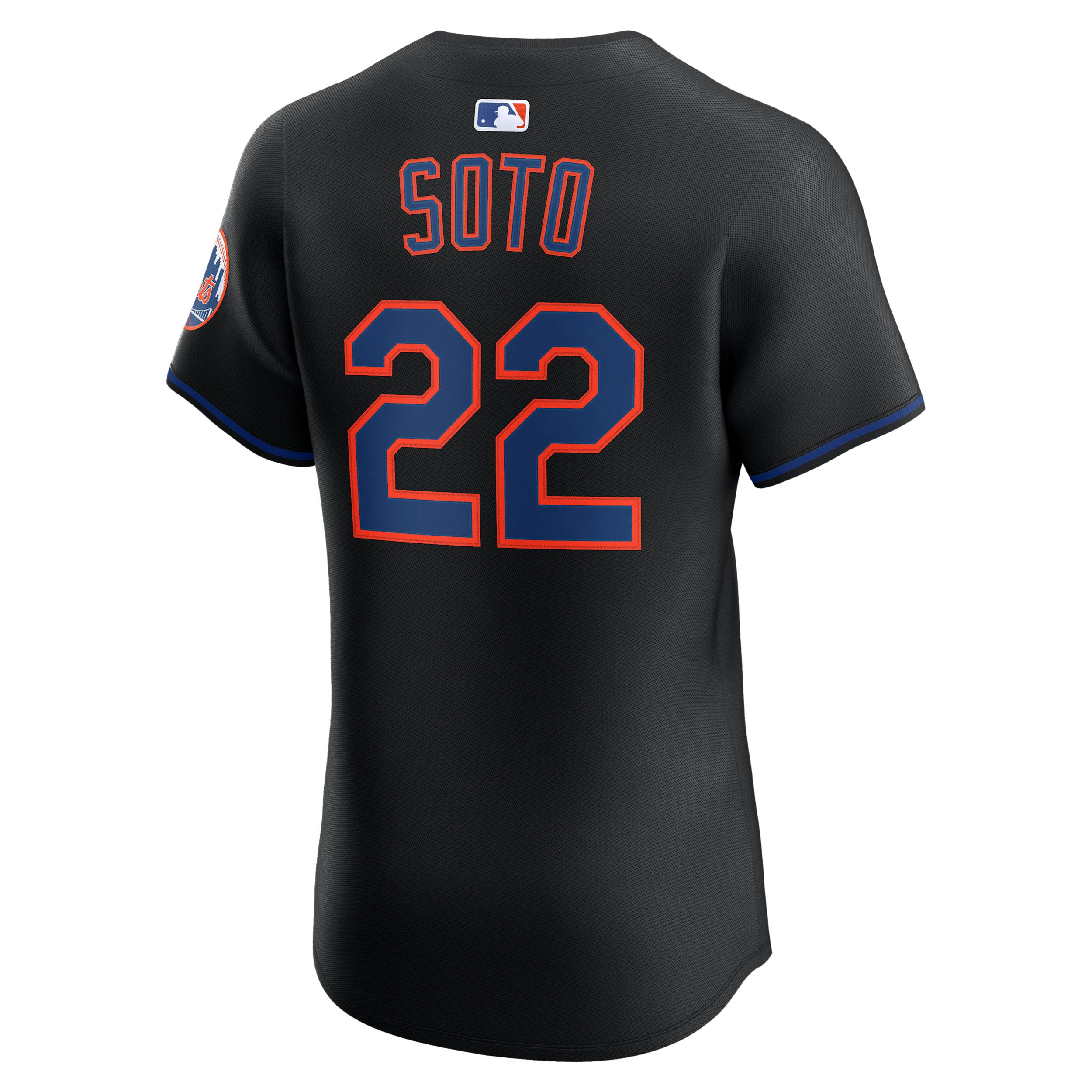 Juan Soto New York Mets Nike Mens Dri-FIT ADV MLB Elite Jersey | 9B10NMA1NM9-0G3 Product Image