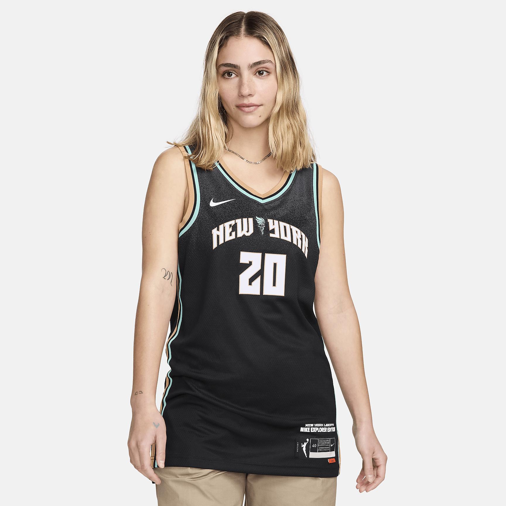 Sabrina Ionescu Liberty Explorer Edition Nike Womens Dri-FIT WNBA Victory Jersey | DJ4573-010 Product Image