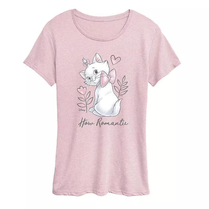 Disney's The Aristocats Women's Romantic Graphic Tee, Girl's,  Product Image