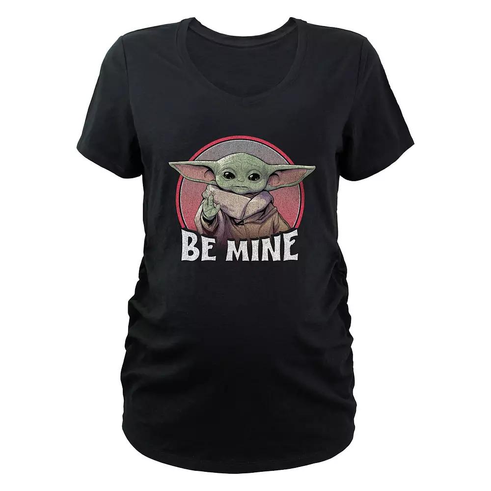 Maternity Star Wars The Mandalorian The Child Be Mine Graphic Tee, Women's,  Product Image