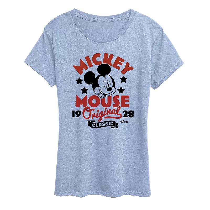 Disney's Mickey Mouse Women's Original Badge Graphic Tee,  Product Image