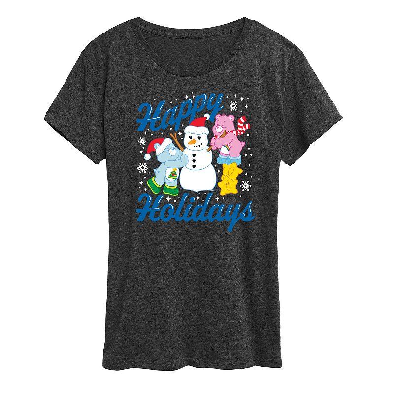 Women's Care Bears Happy Holidays Graphic Tee, Girl's,  Product Image