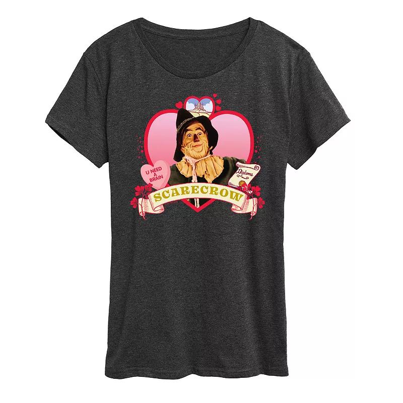 Women's Wizard of Oz Heart Scarecrow Graphic Tee, Girl's,  Product Image