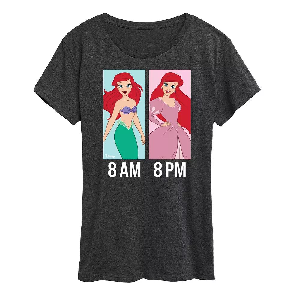 Disney Princess Ariel Women's AM to PM Graphic Tee,  Product Image
