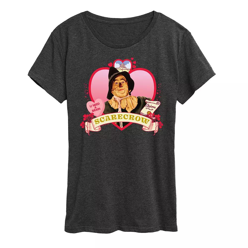 Women's Wizard of Oz Heart Scarecrow Graphic Tee, Girl's,  Product Image