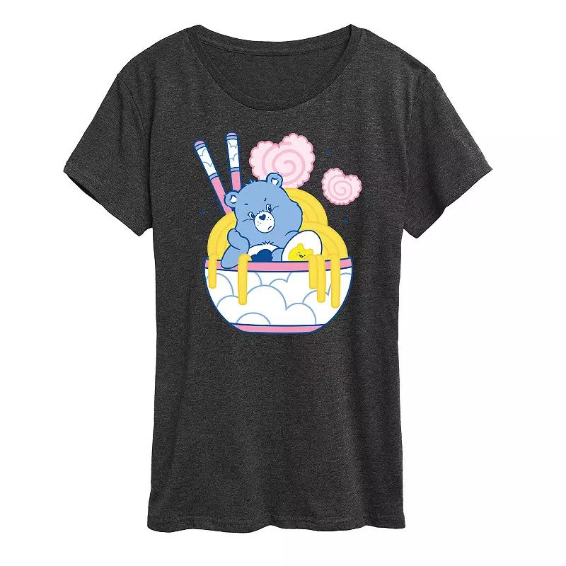 Women's Care Bears Grumpy Ramen Bowl Graphic Tee,  Product Image