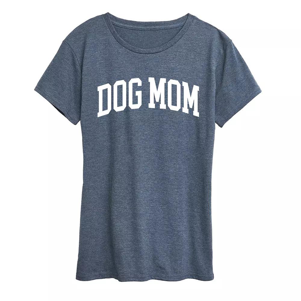 Women's Dog Mom Collegiate Graphic Tee, Girl's,  Product Image