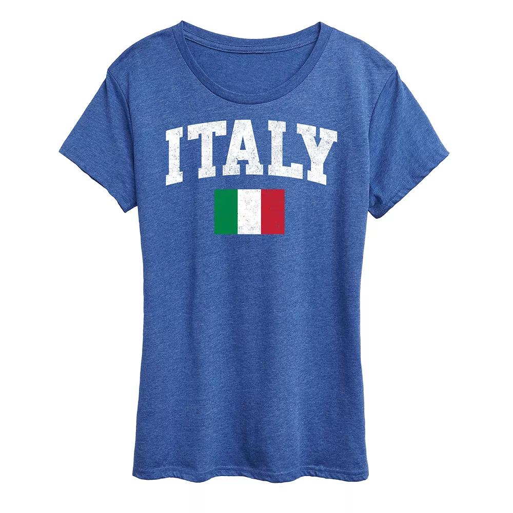 Women's Italy Flag Graphic Tee,  Product Image