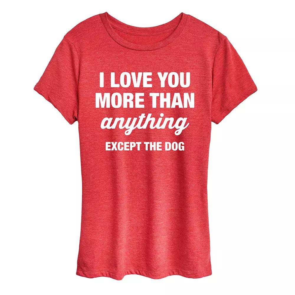 Women's Except The Dog Graphic Tee,  Product Image