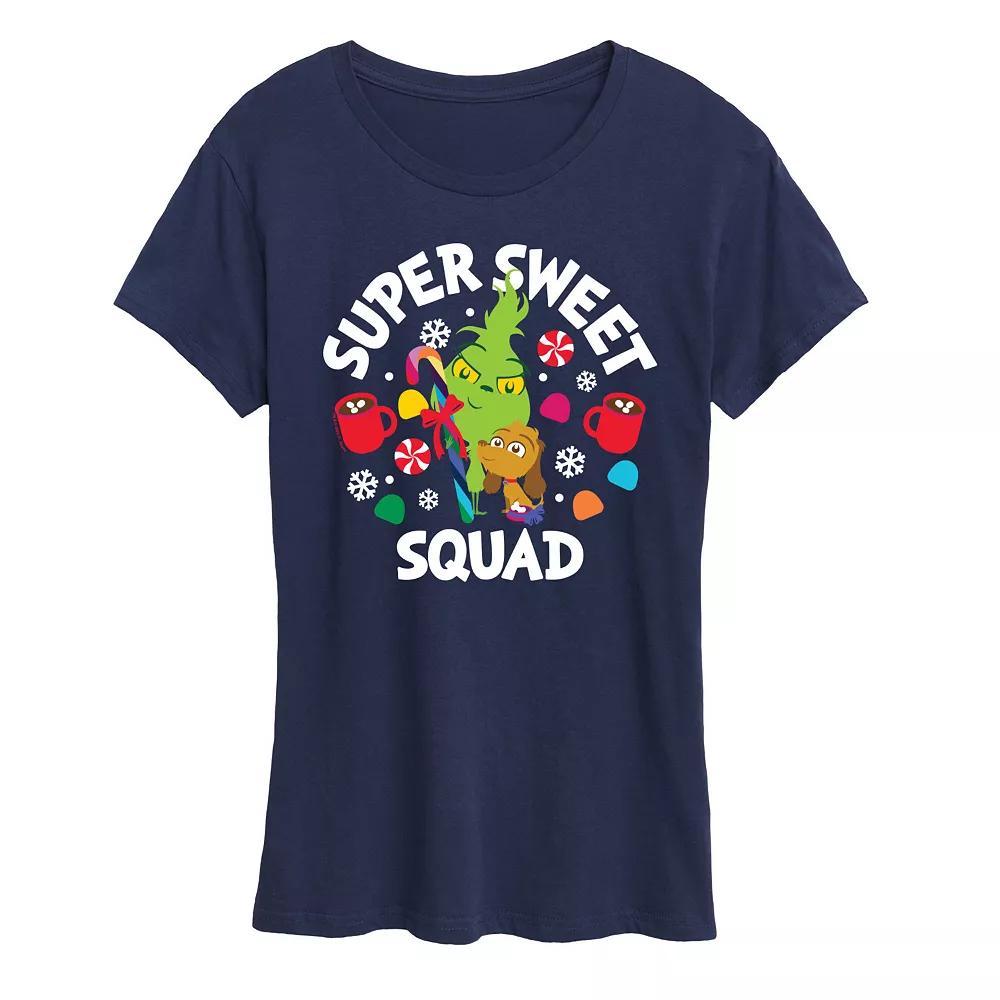 Women's Dr. Seuss Little Grinch Super Sweet Squad Graphic Tee, Girl's,  Product Image