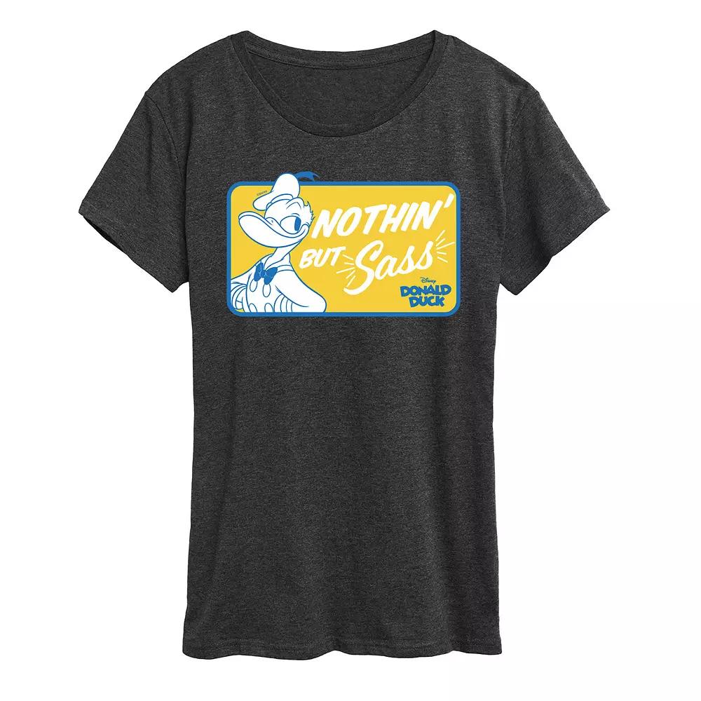 Disney's Donald Duck Women's Nothin' But Sass Graphic Tee,  Product Image