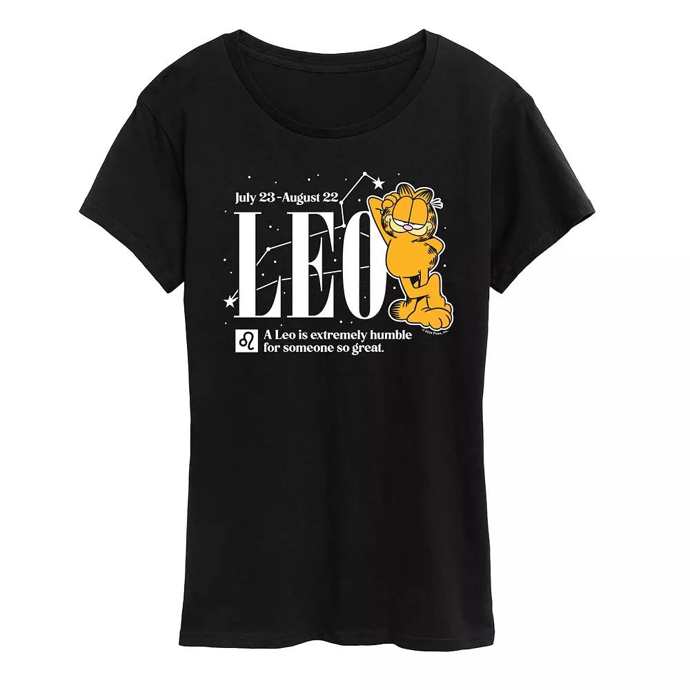 Women's Garfield Leo Graphic Tee,  Product Image