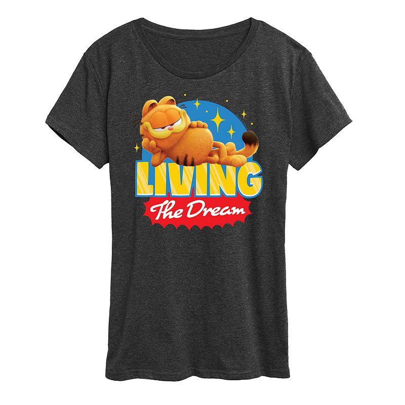 Women's The Garfield Movie Living The Dream Graphic Tee,  Product Image