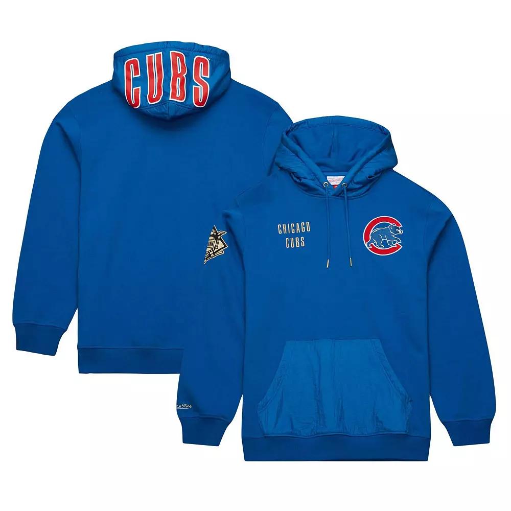 Men's Mitchell & Ness Royal Chicago Cubs Team OG 2.0 Current Logo Pullover Hoodie, Size: Large, Blue Product Image