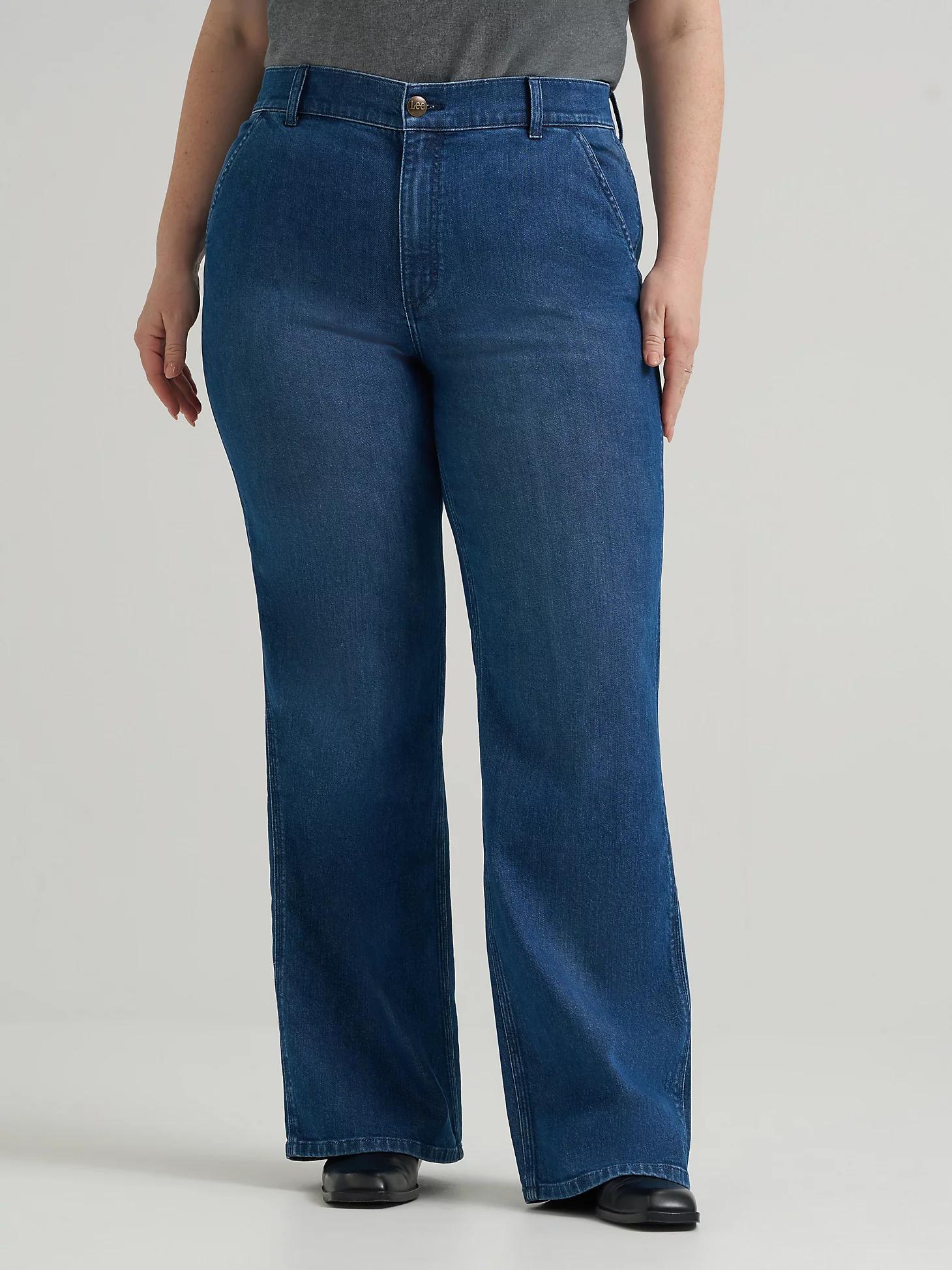 Women's Legendary High Rise A-Line Jean (Plus) | Women's Jeans | Lee® Product Image