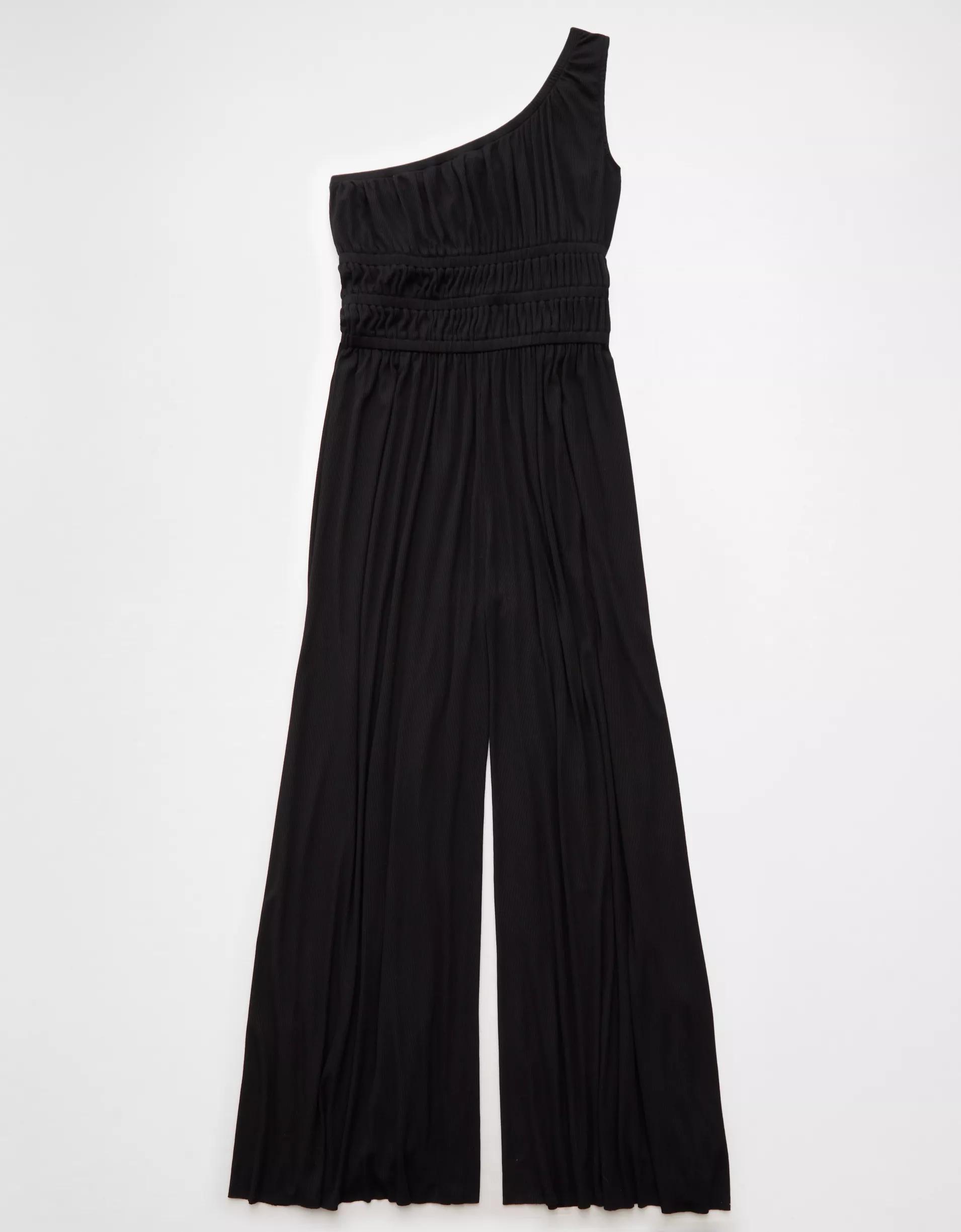 AE Knit One Shoulder Jumpsuit Product Image