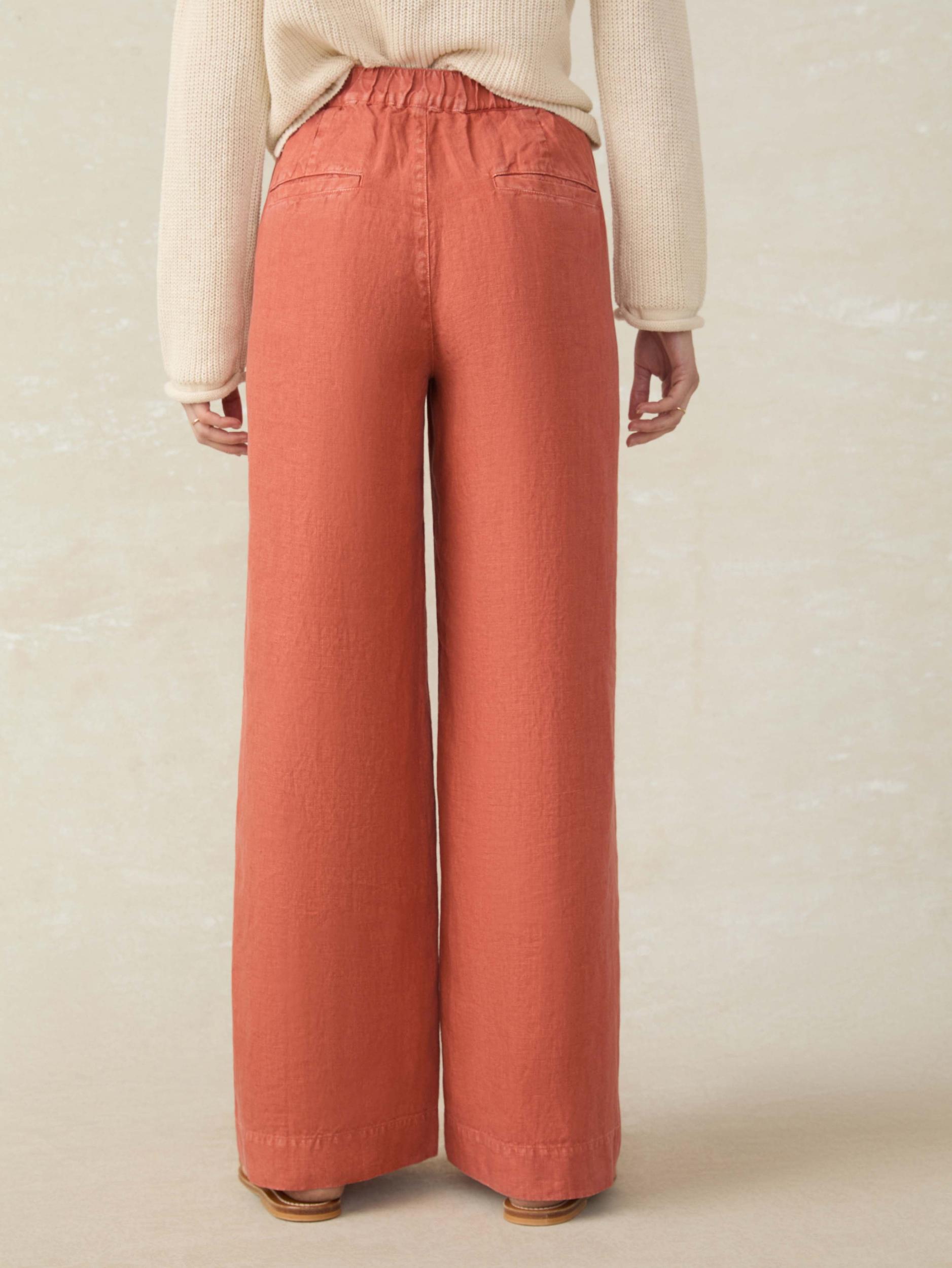 Sun Strider Linen Pant - Red Rock Female Product Image