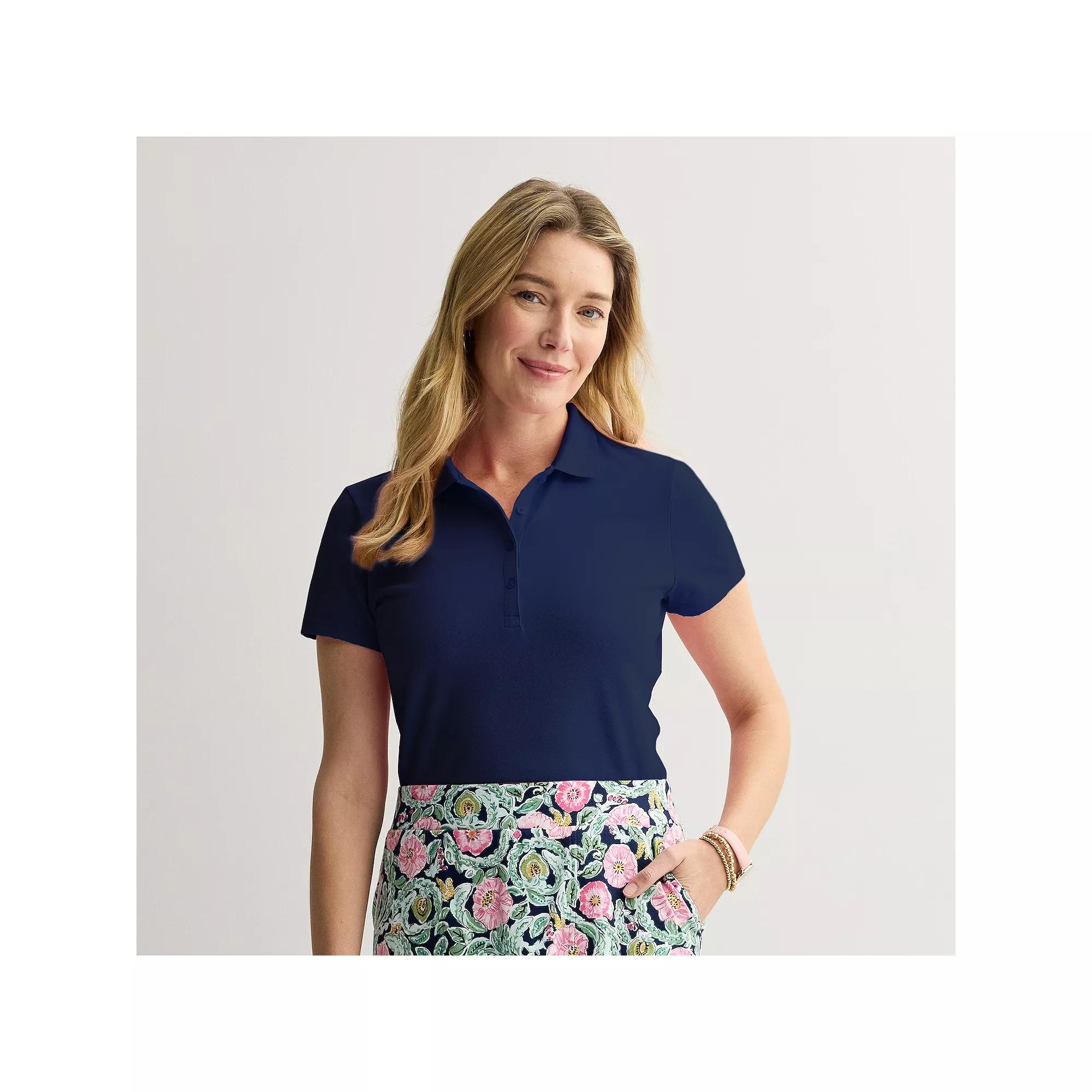 Women's Croft & Barrow® Essential Polo,  Product Image