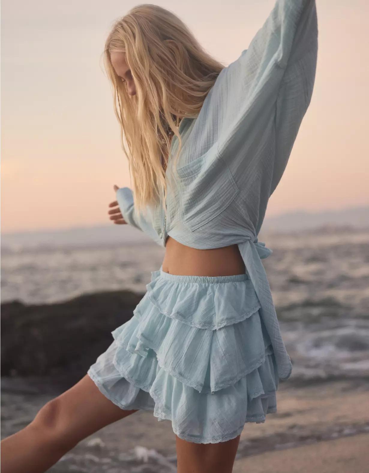 AE Go Big Oversized Shirt Product Image