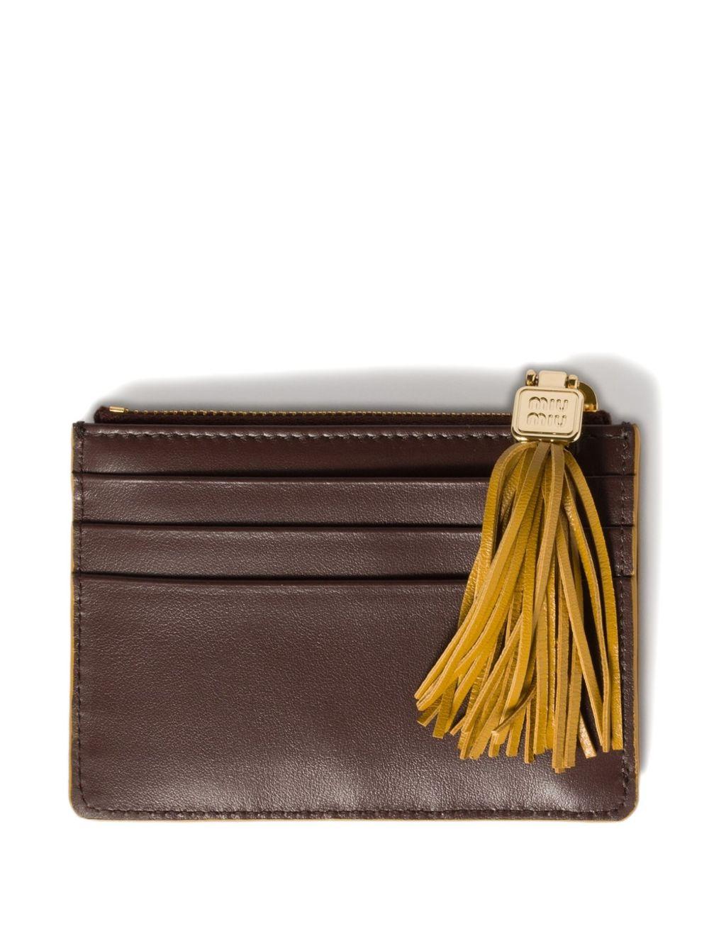 tassel-detail card holder Product Image