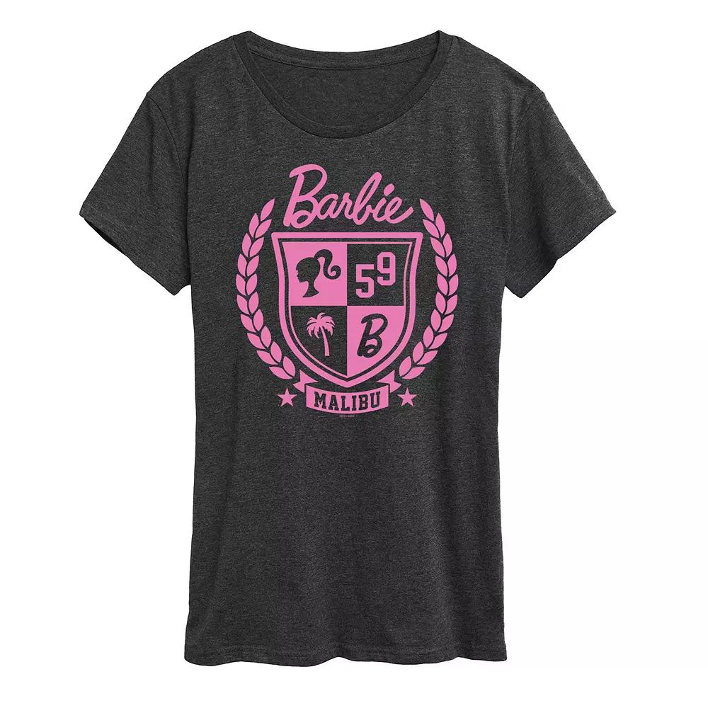 Women's Barbie® Varsity Malibu Seal Graphic Tee,  Product Image