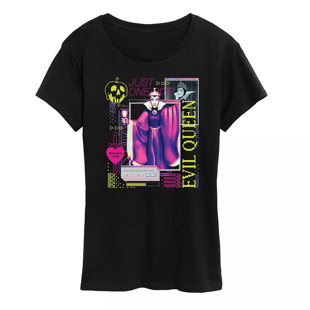 Disney's Snow White and the Seven Dwarfs Evil Queen Women's Vapor Screen Graphic Tee,  Product Image