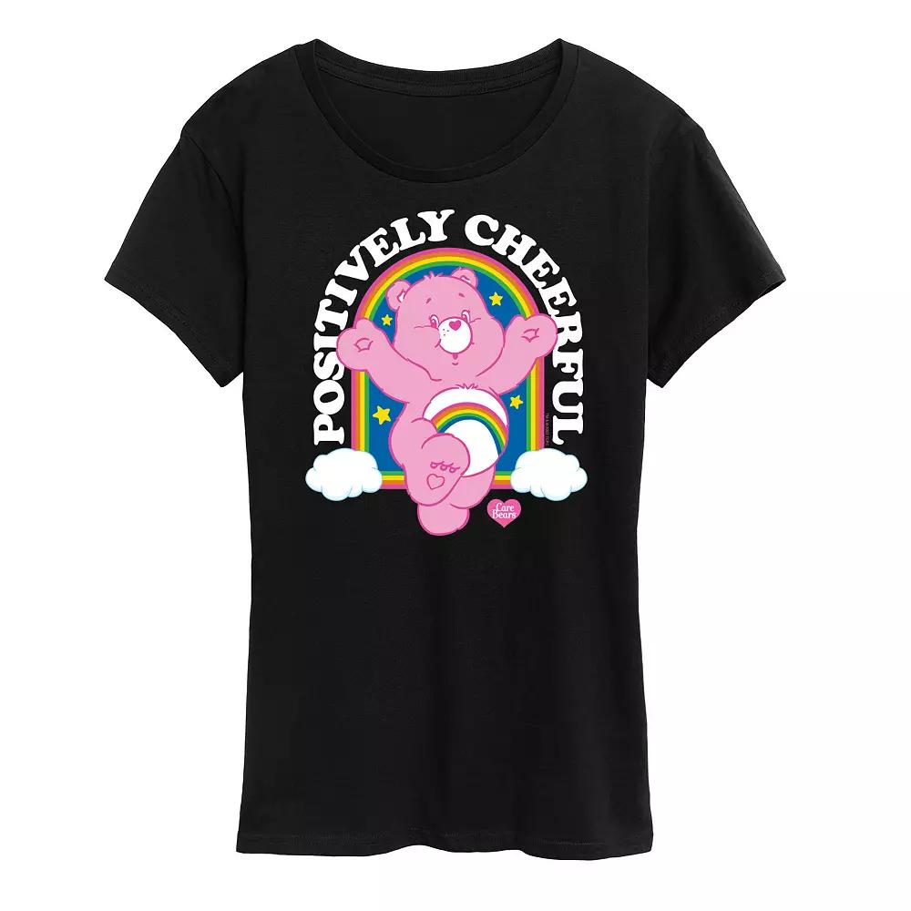 Women's Care Bears Positively Cheerful Graphic Tee, Girl's,  Product Image