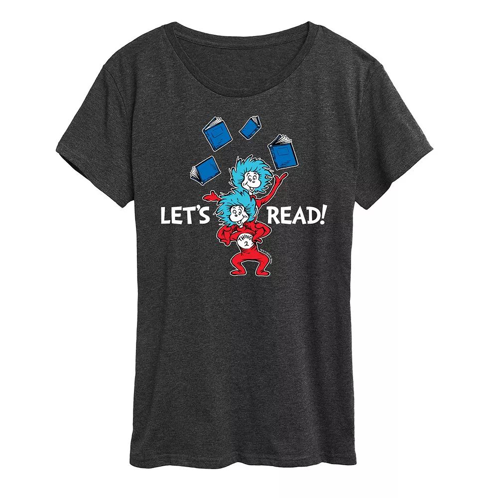 Women's Dr. Seuss Let's Read Graphic Tee,  Product Image