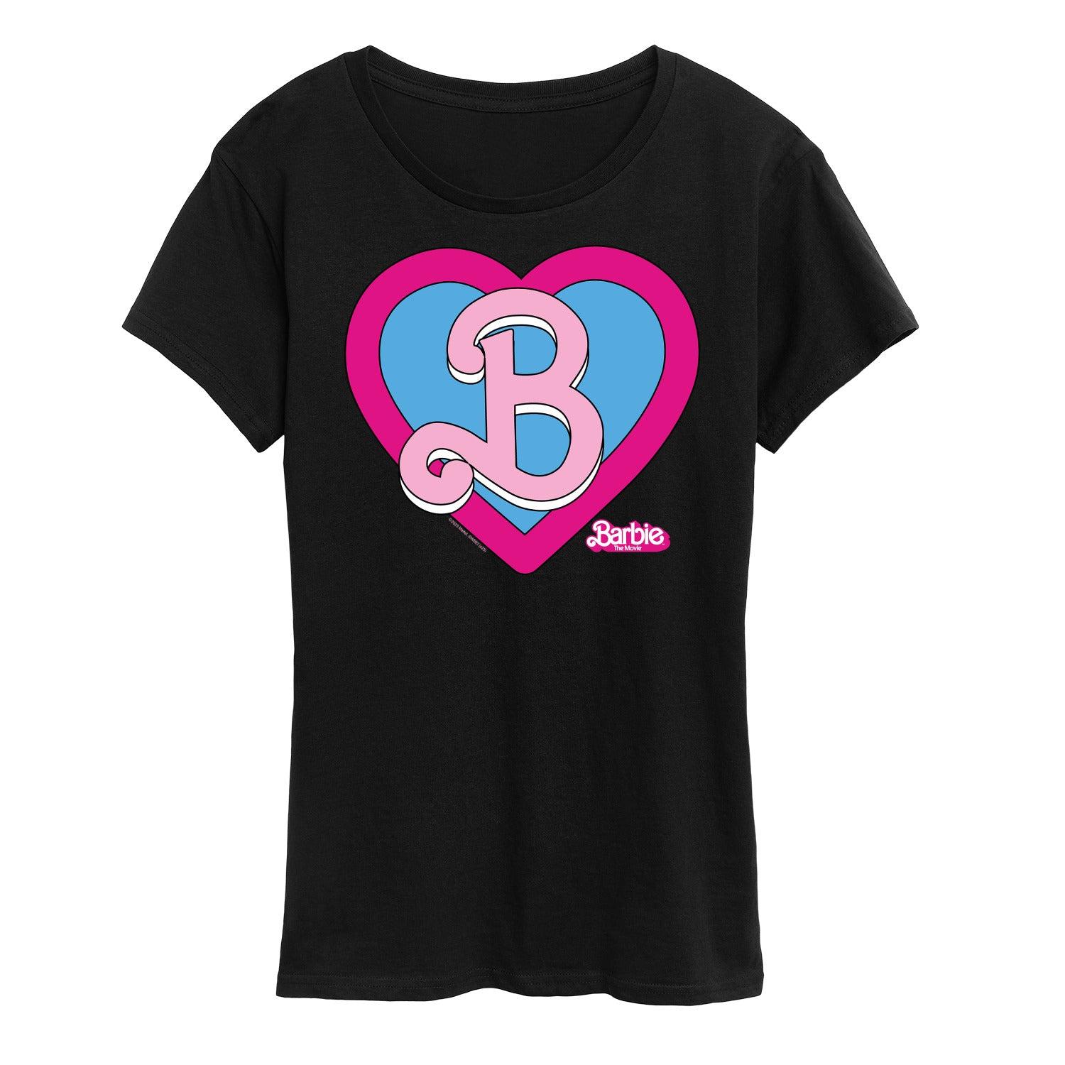 Womens Open Book Heart Graphic Tee Blue Product Image