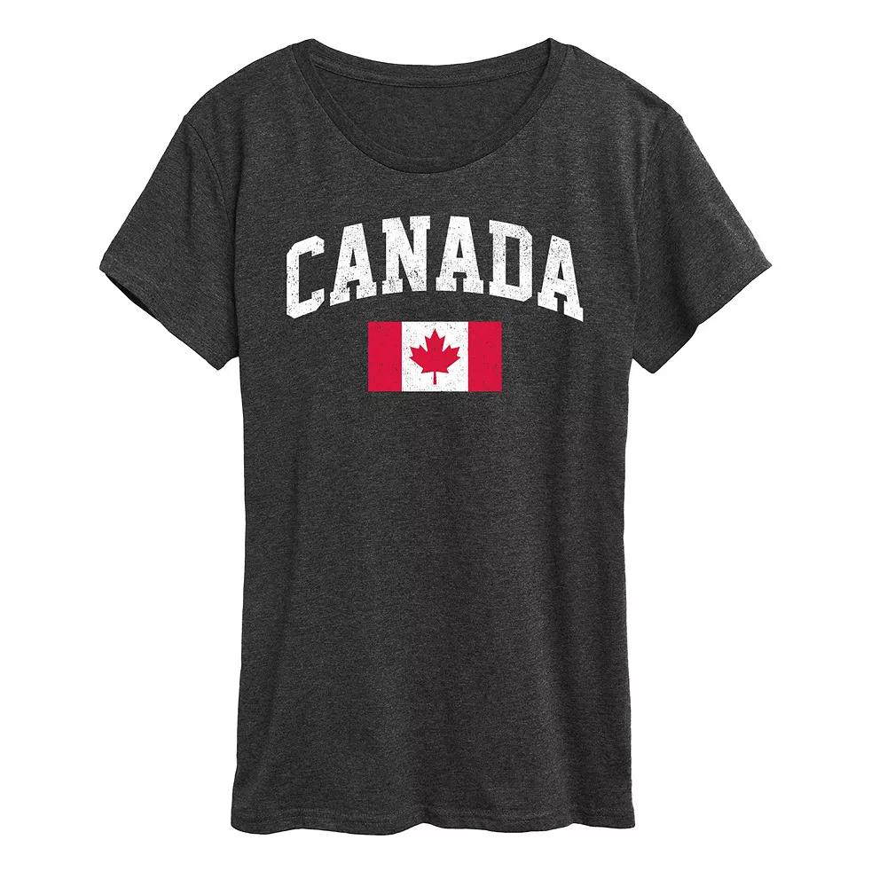 Women's Canada Flag Graphic Tee,  Product Image