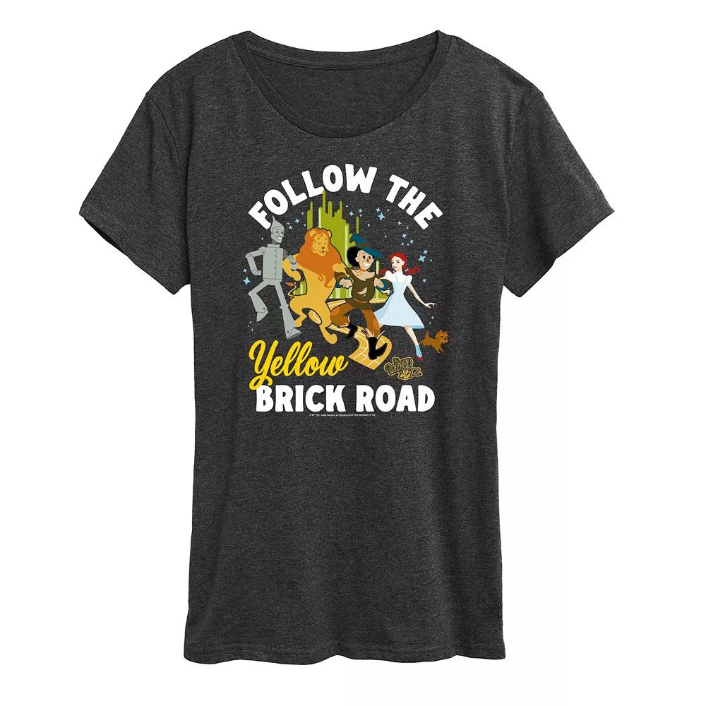 Women's Wizard Of Oz Yellow Brick Road Graphic Tee,  Product Image