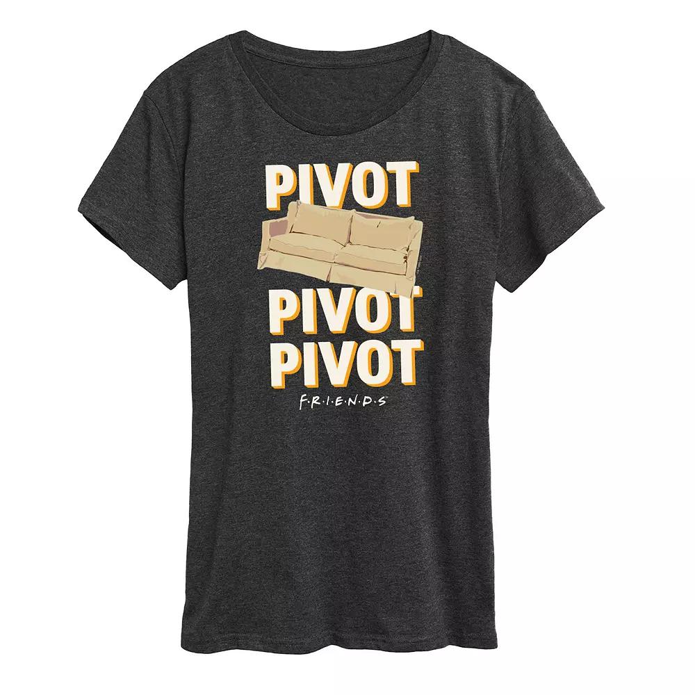 Women's Friends Pivot Couch Graphic Tee, Girl's,  Product Image