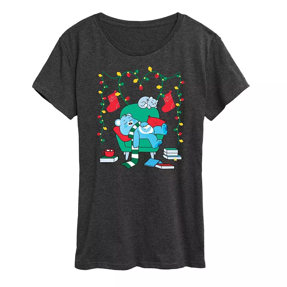 Women's Care Bears Cozy Christmas Graphic Tee, Girl's,  Product Image