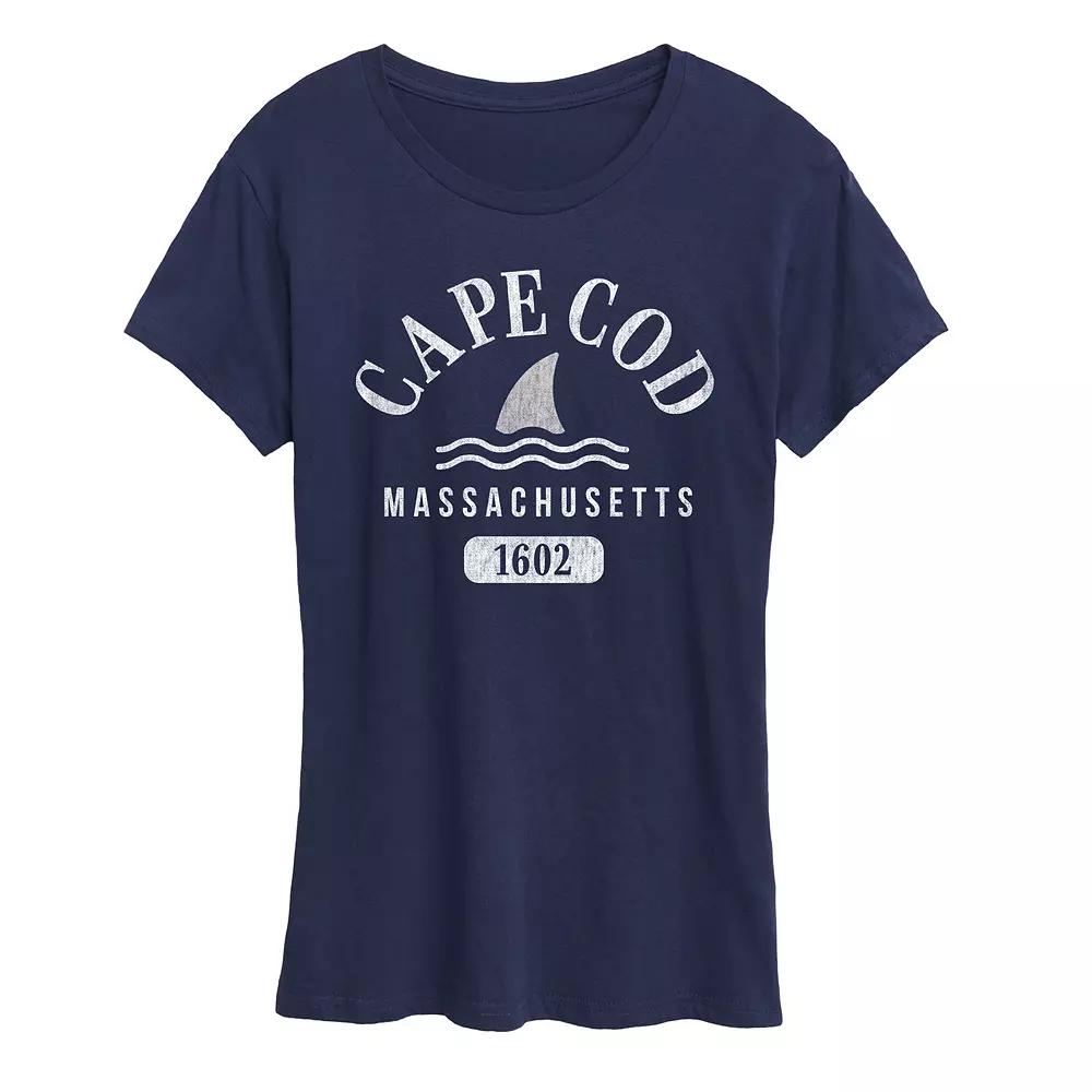 Women's Cape Cod Mass Graphic Tee,  Product Image
