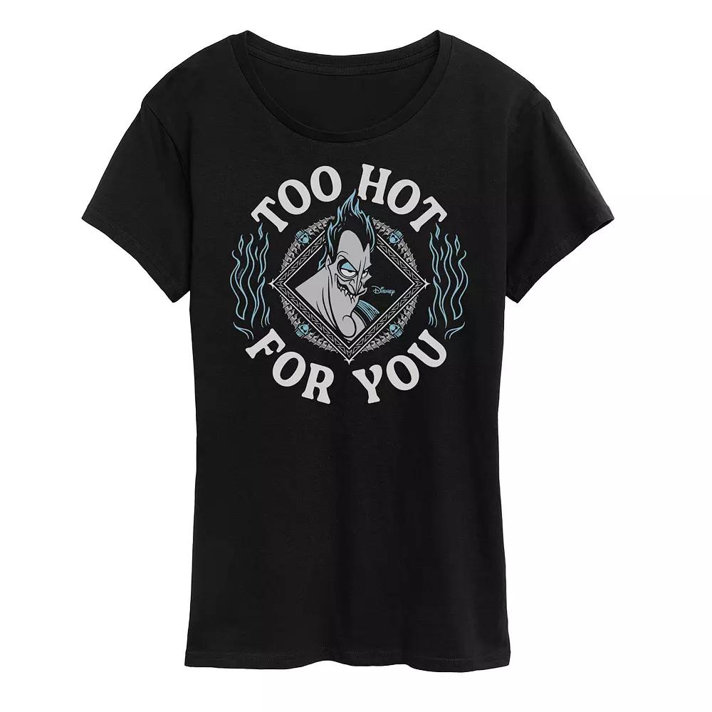 Disney's Hercules Hades Women's Too Hot Graphic Tee,  Product Image