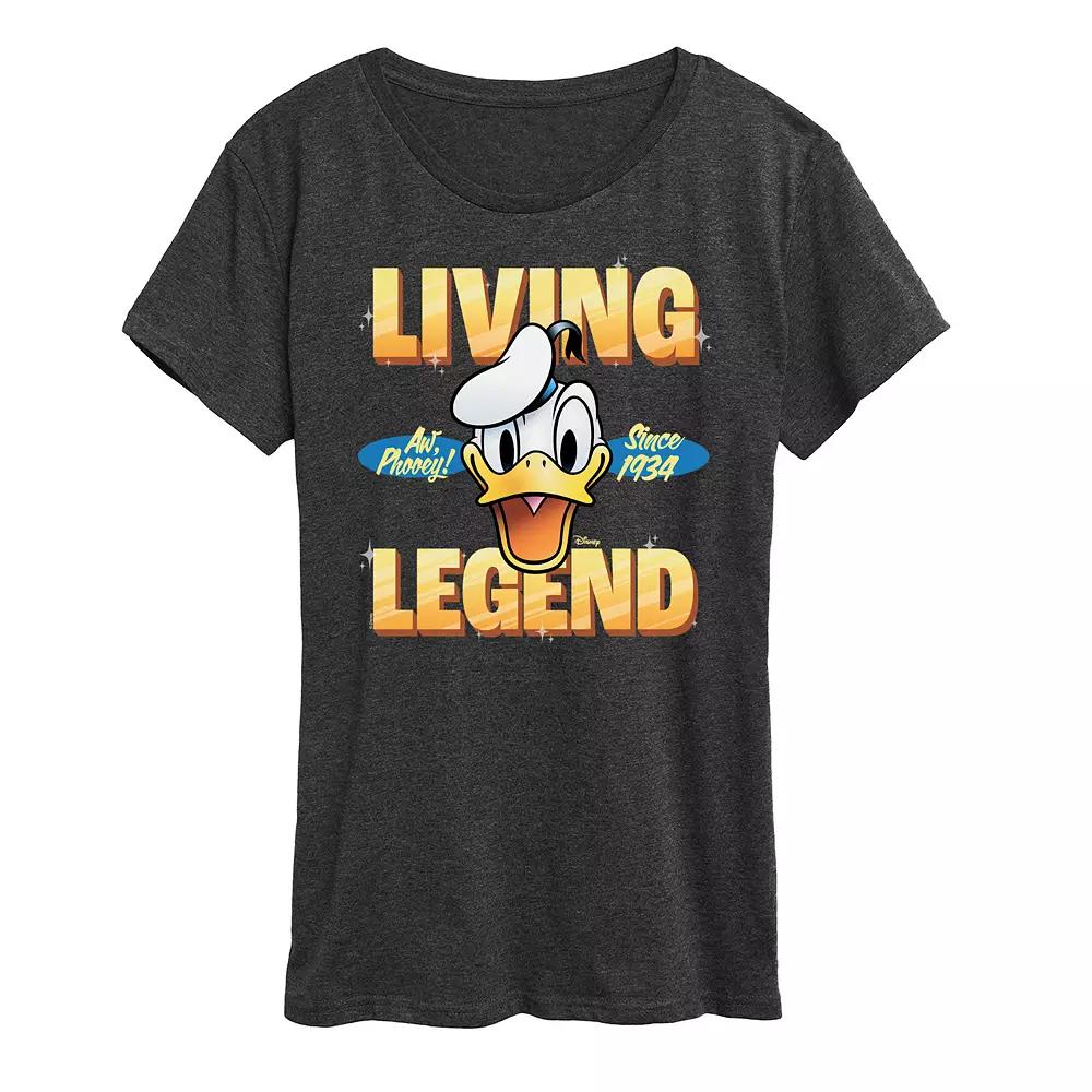 Disney's Donald Duck Women's Living Legend 1934 Graphic Tee,  Product Image