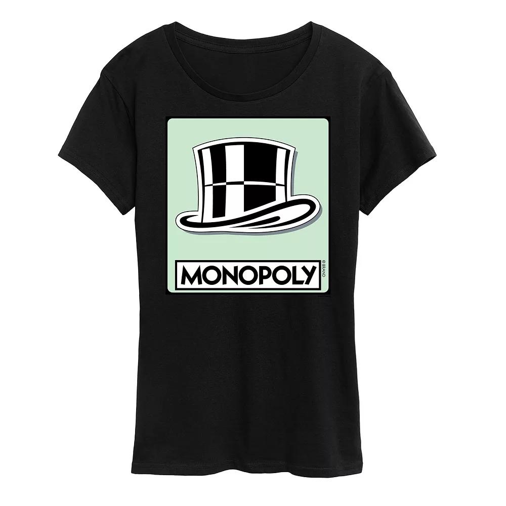 Womens Monopoly Hat Token Graphic Tee by Hasbro Product Image