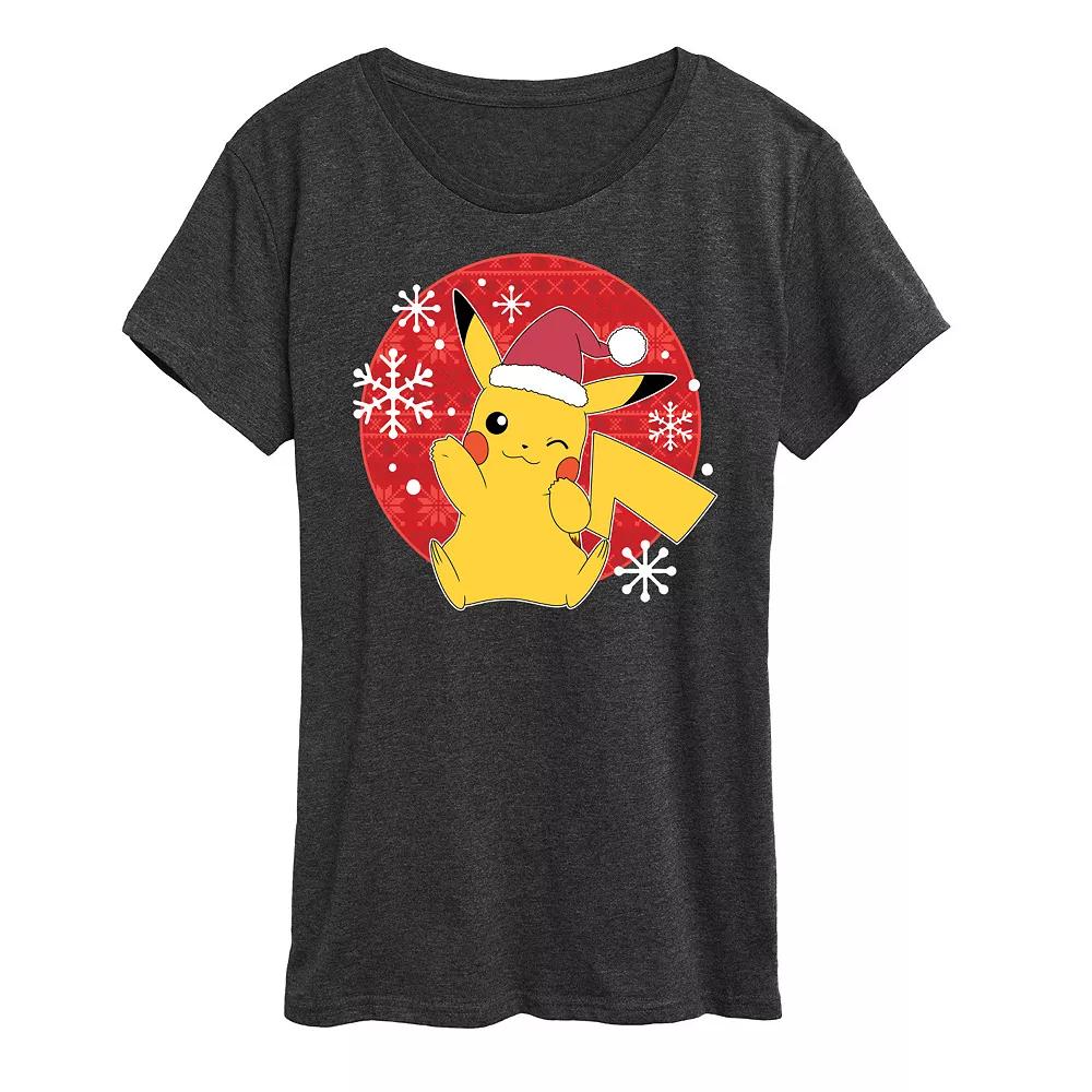 Women's Pokemon Pikachu Ugly Sweater Tee, Girl's,  Product Image