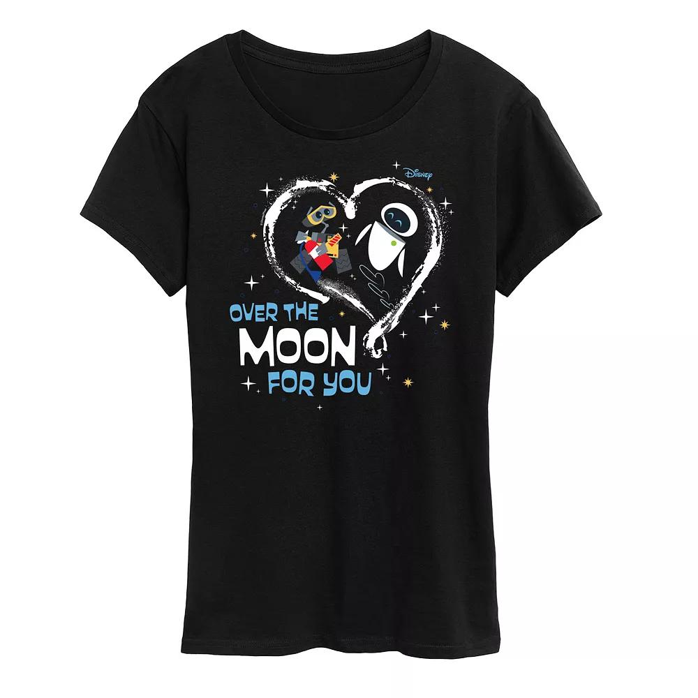 Disney / Pixar's WALL-E Women's Over The Moon For You Graphic Tee,  Product Image