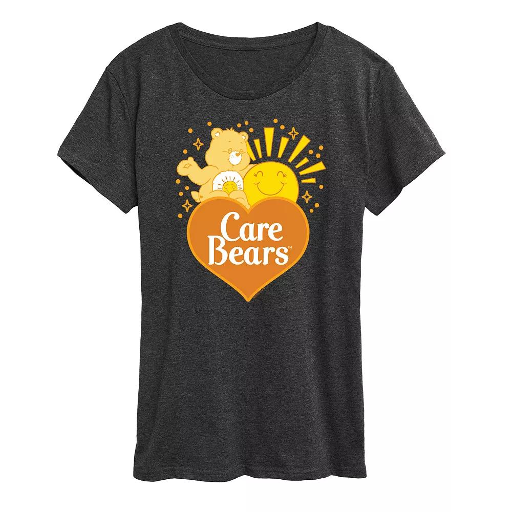 Women's Care Bears Funshine Logo Graphic Tee,  Product Image