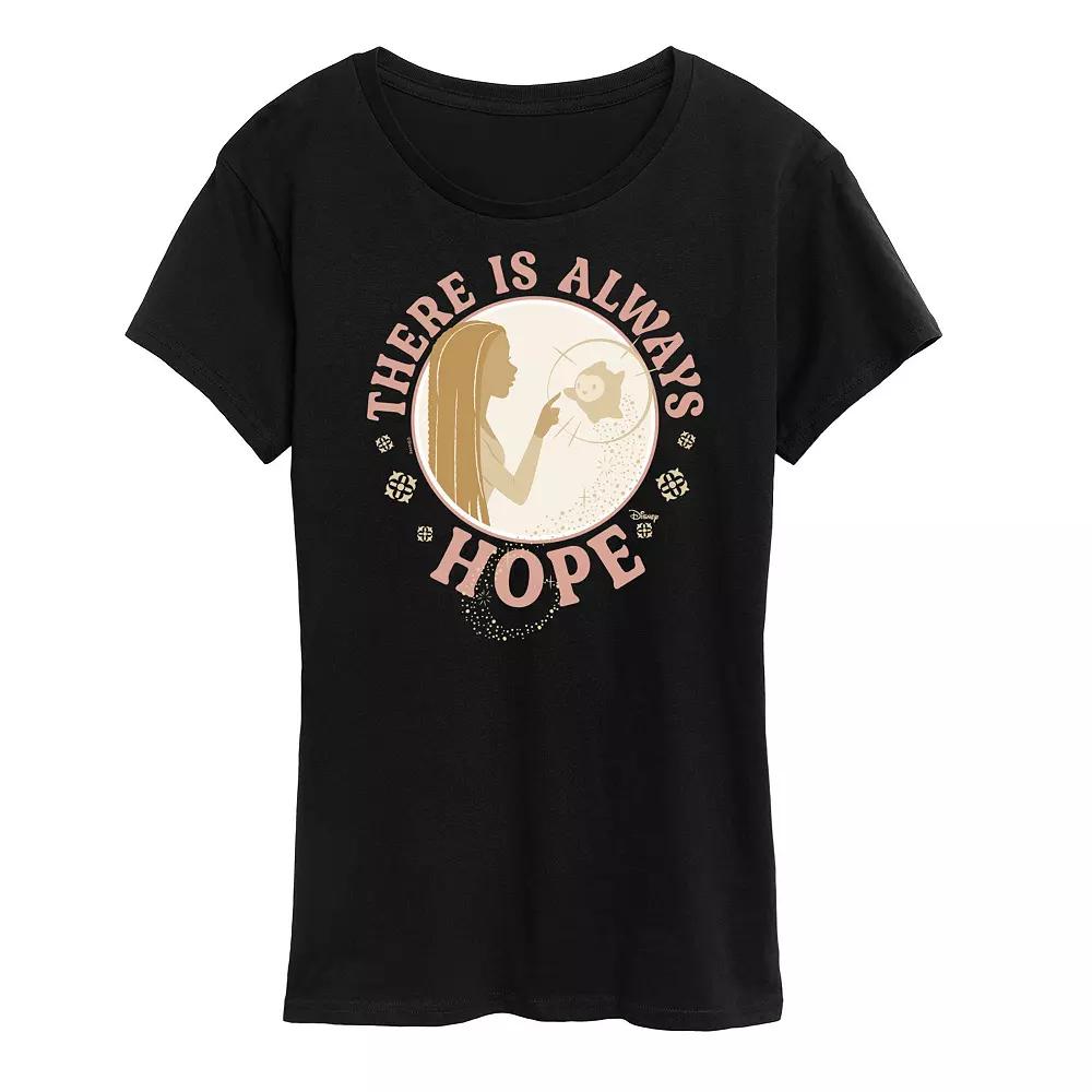 Disney's Wish Asha and Star Women's There Is Always Hope Graphic Tee, Girl's,  Product Image