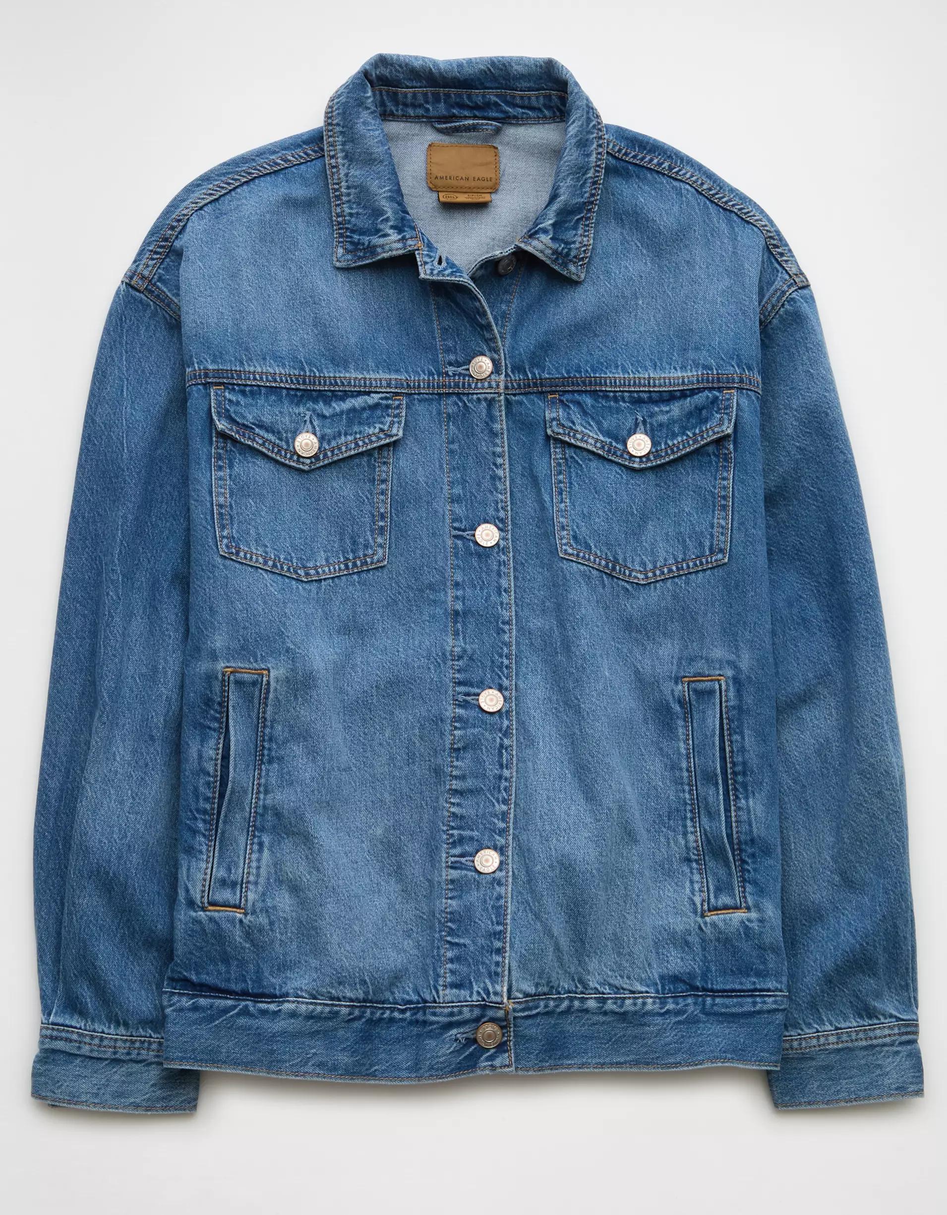 AE Denim Trucker Jacket Product Image